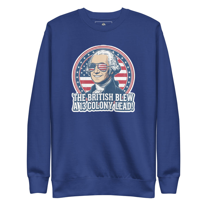 The British Blew A 13 Colony Lead Sweatshirt — alternate color view