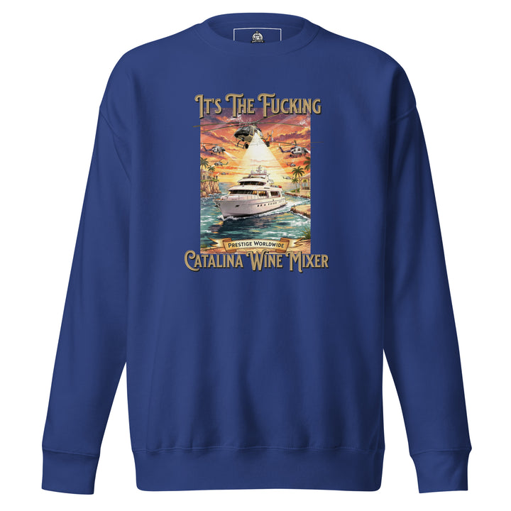 Catalina Wine Mixer — a Catalina Wine Mixer event-style design, printed on a unisex sweatshirt.