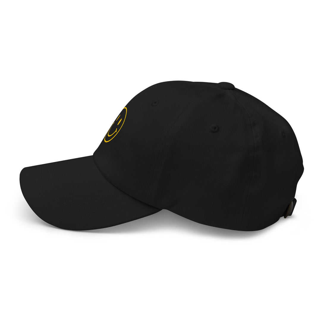Yellow Smiley Dad Hat - DadHats.Co - Fast and free shipping on all US Orders Over $75! Shop Now!